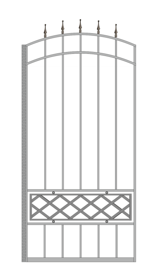 ВК №3 Калитка "Легион" Габариты:1015*2100 мм